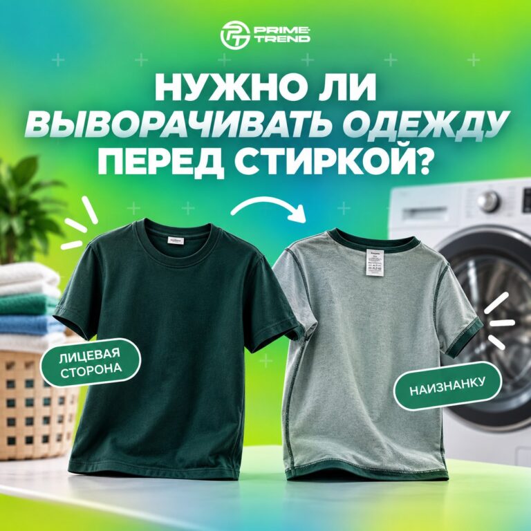 👕 Нужно ли выворачивать одежду перед стиркой?