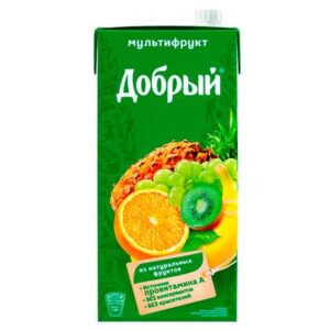 Добрый Нектар мультифруктовый, обогащенный провитамином А "Мультифрут" — купить оптом
