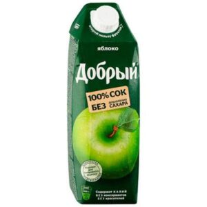 Добрый Яблочный сок (линейка 100% соков) — купить оптом