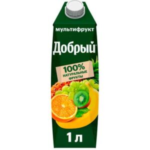 Добрый Нектар мультифруктовый, обогащенный провитамином А "Мультифрут" — купить оптом