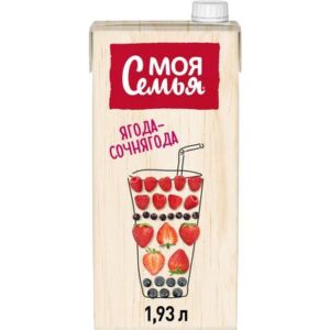 Моя Семья Напиток сокосодержащий фруктово-ягодный "Ягода – Сочнягода" — купить оптом