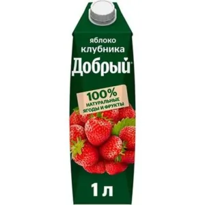 Добрый Напиток сокосодержащий из яблок и клубники — купить оптом