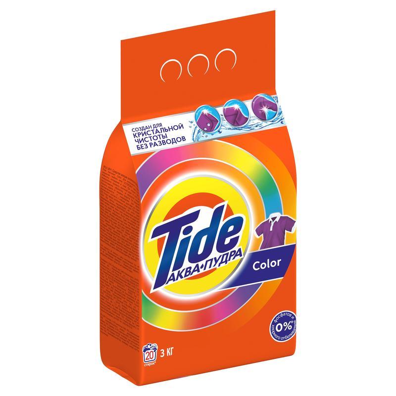Стиральный порошок Tide Color, 3 кг (6шт) — купить оптом